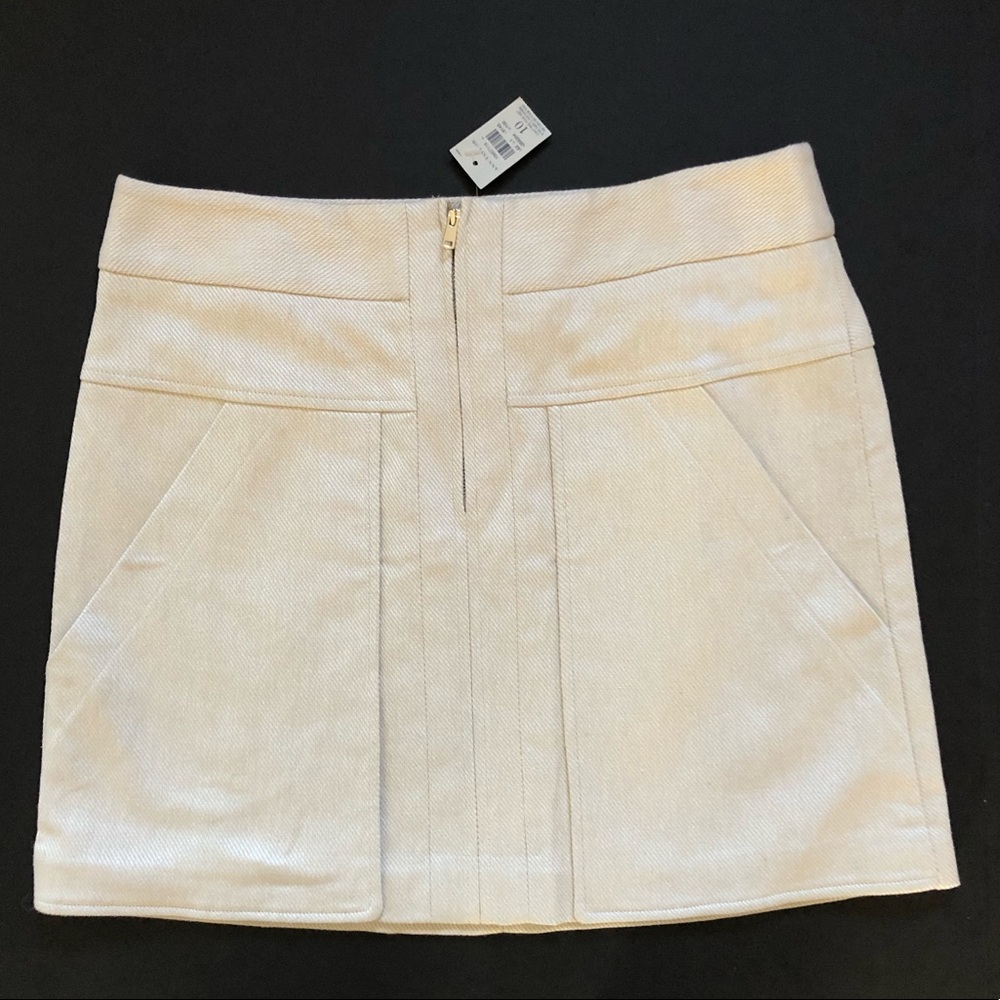 Ann Taylor Beige Textured Skirt-Sz 10  NWT
